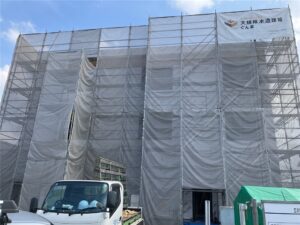 祝・上棟！建物全体像