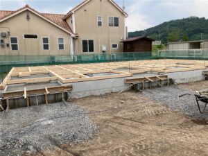 養生・完成：基礎の完成！