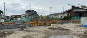 【有料老人ホーム】安中市の新築工事、大規模な基礎工事が進行中です!