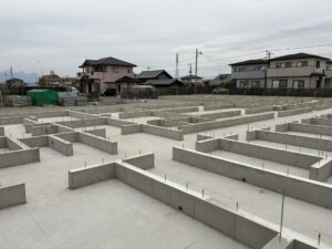 前橋市 富田町　老人ホーム デイサービス 基礎工事
