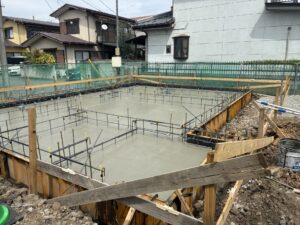 高崎市 戸建賃貸 基礎工事