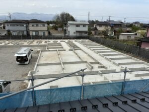 前橋市 富田町　老人ホーム デイサービス 基礎工事