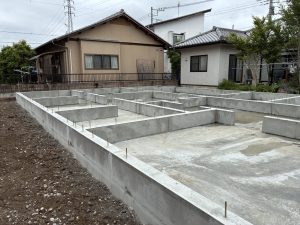 前橋市　放課後　デイサービス 基礎工事