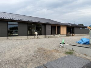 前橋市　老人ホーム　足場撤去